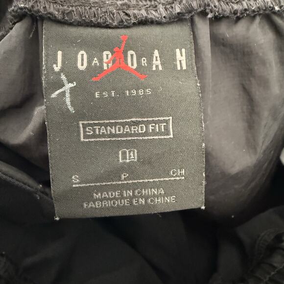 NIKE Air Jordan Woven Track Pants Womens Small Standard Fit Joggers Black CV7803 - Picture 2 of 8